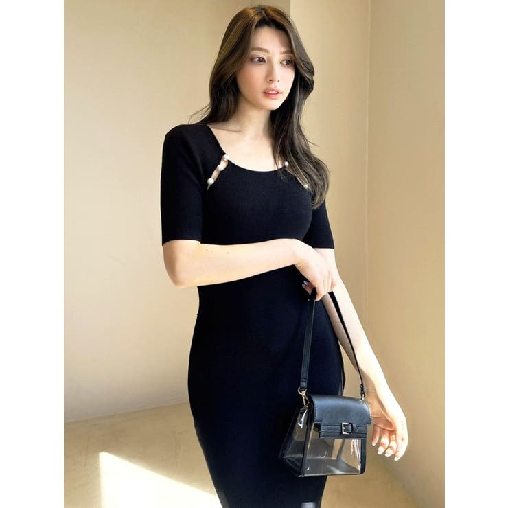 パールビーズリブニットワンピース | RESEXXY | 詳細画像28 