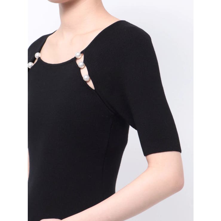 パールビーズリブニットワンピース | RESEXXY | 詳細画像33 