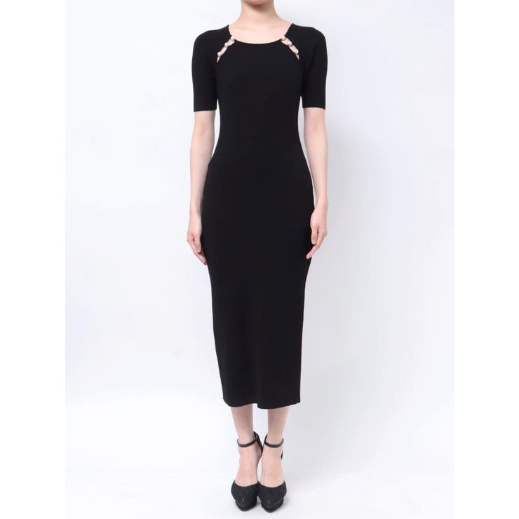 パールビーズリブニットワンピース | RESEXXY | 詳細画像37 