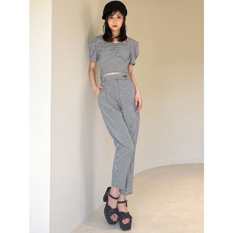 センタープレステーパードパンツ【セットアップ着用可能】 | RESEXXY | 詳細画像25 