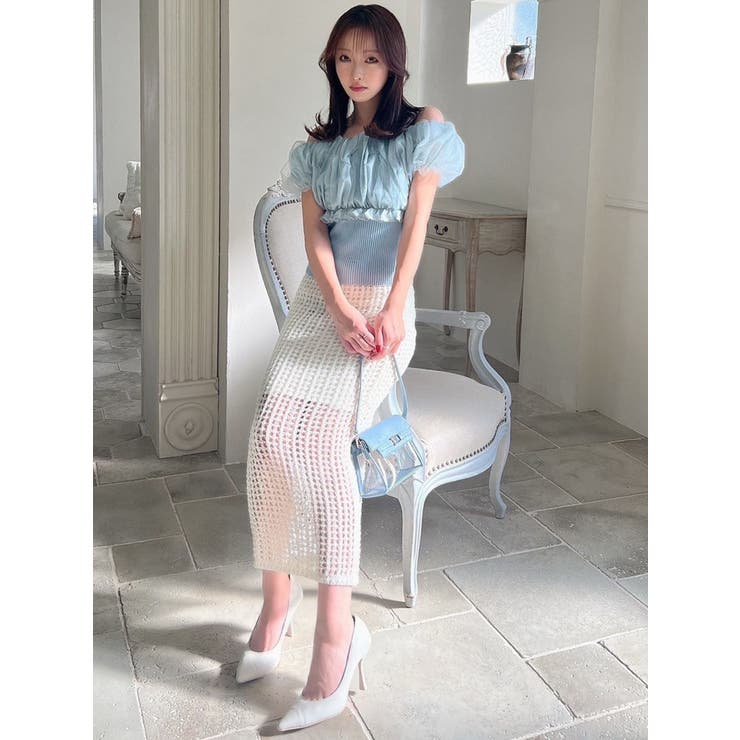 メッシュペンシルスカート | RESEXXY | 詳細画像8 