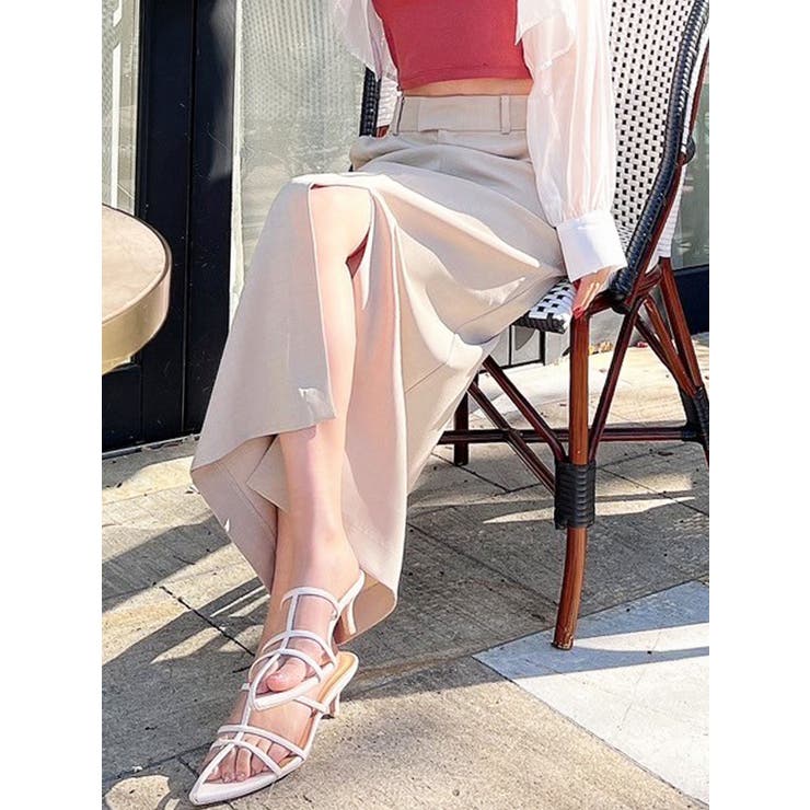 【★日本未入荷★】SPORTMAX☆ ペンシルスカート RUTA ジョーゼット タイトスカート（ミモレスカート） | AUBRIOT