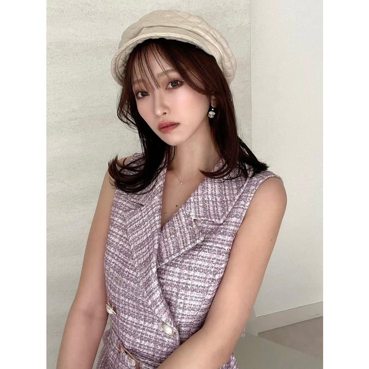 キルティングキャスケット[品番：MKSW0057058]｜RESEXXY（リゼクシー