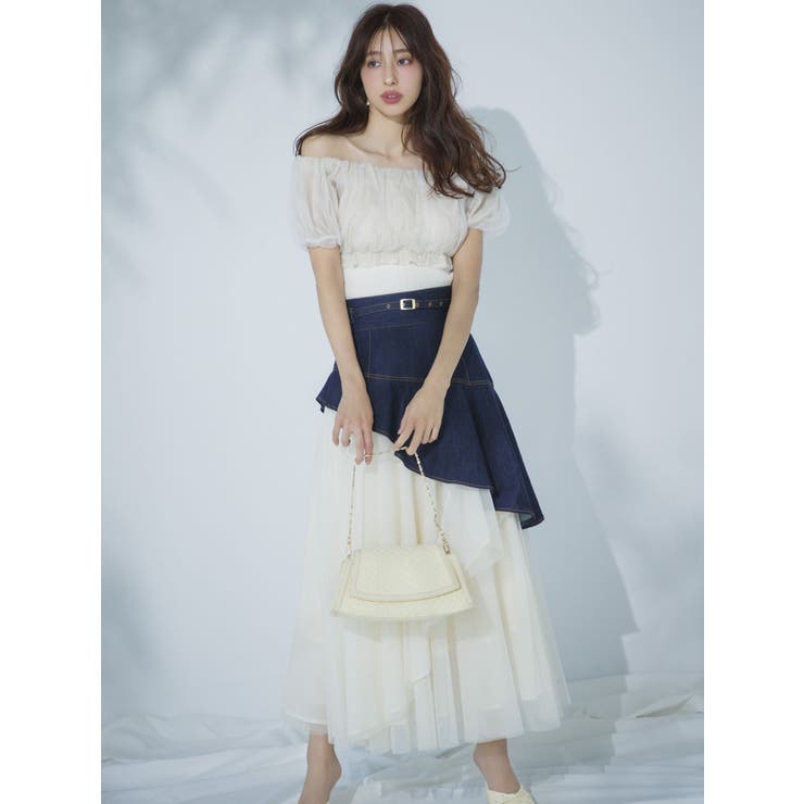 ギャザーデザインシャイニーサンダル | RESEXXY | 詳細画像8 