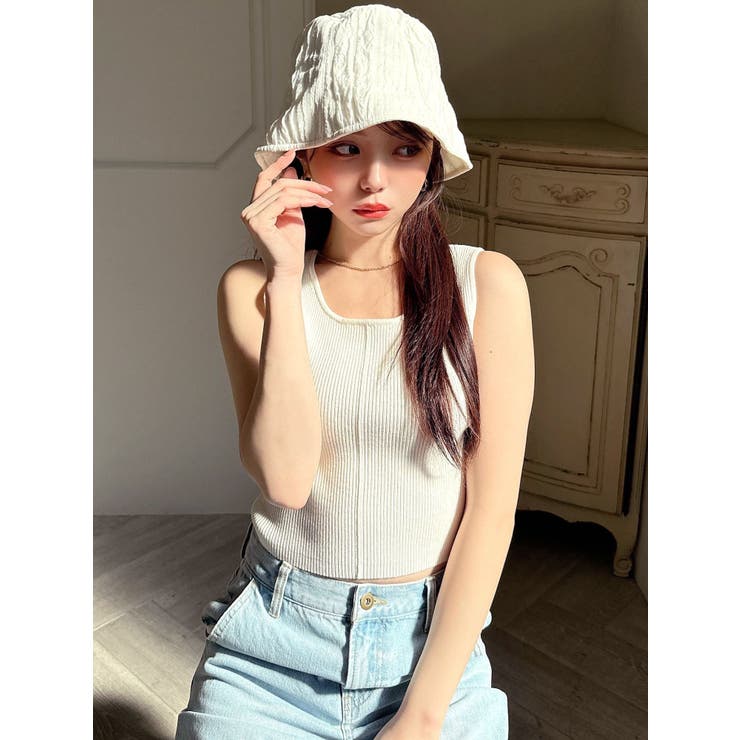 クロップドニットタンク | RESEXXY | 詳細画像10 