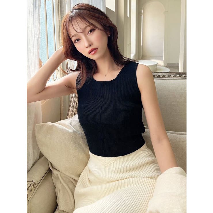 クロップドニットタンク | RESEXXY | 詳細画像2 