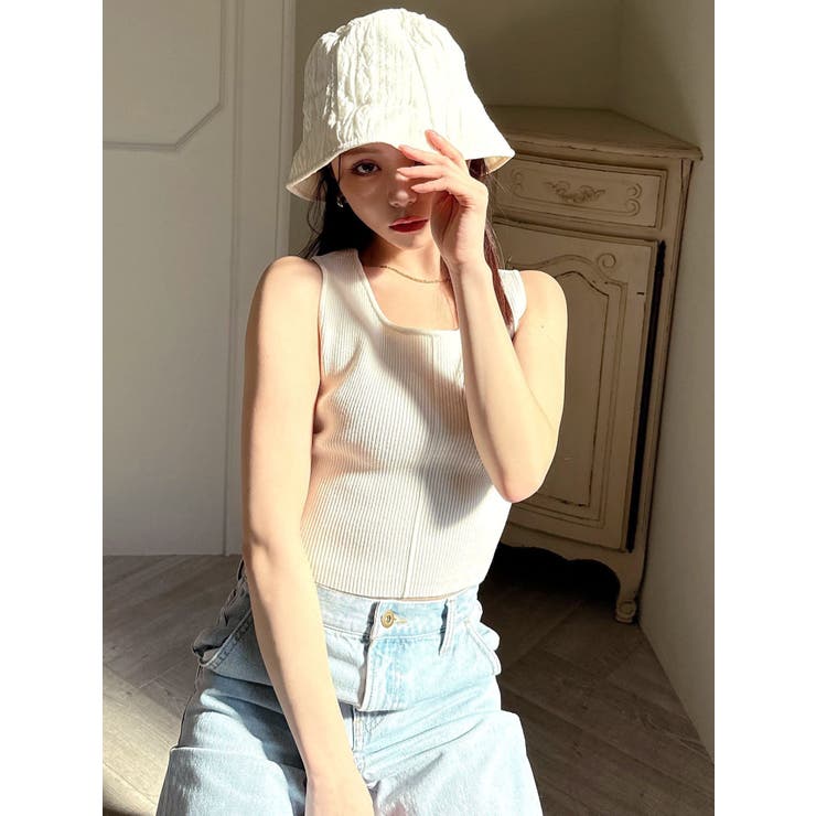 クロップドニットタンク | RESEXXY | 詳細画像9 