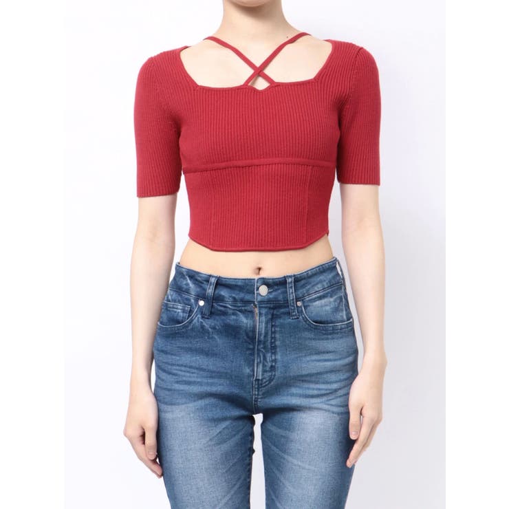 Rossa トップス 新品未使用タグ付き チャイナ風レーストップス[品番：IGAW0004999]｜axes femme