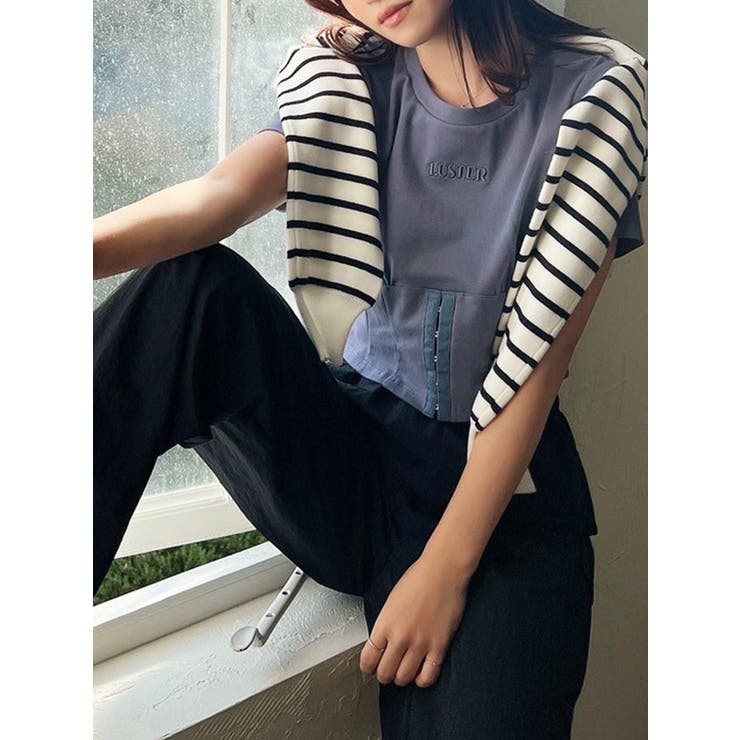 今期完売＊コルセットシームTEE IW5671_21_model.jpg