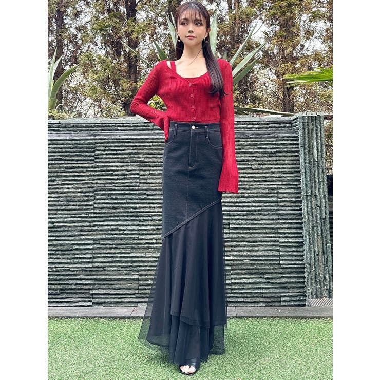 シアーニットタイトカーディガン【セットアップ着用可能】 | RESEXXY | 詳細画像35 