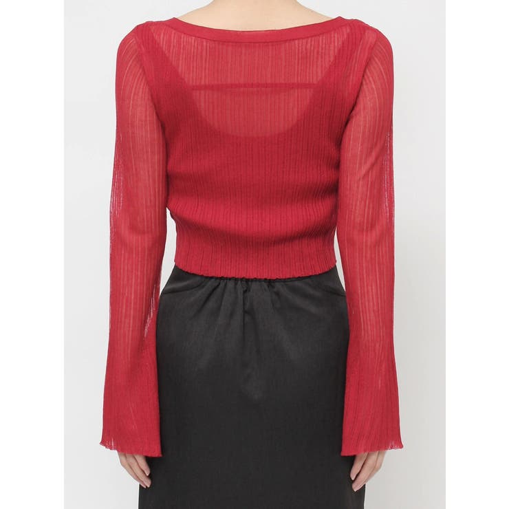 シアーニットタイトカーディガン【セットアップ着用可能】 | RESEXXY | 詳細画像43 