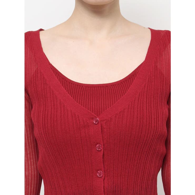 シアーニットタイトカーディガン【セットアップ着用可能】 | RESEXXY | 詳細画像44 