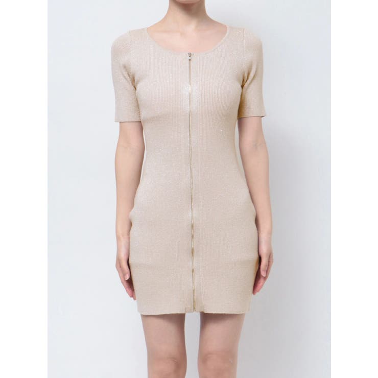 ラメグリッターリブニットミニワンピース | RESEXXY | 詳細画像17 