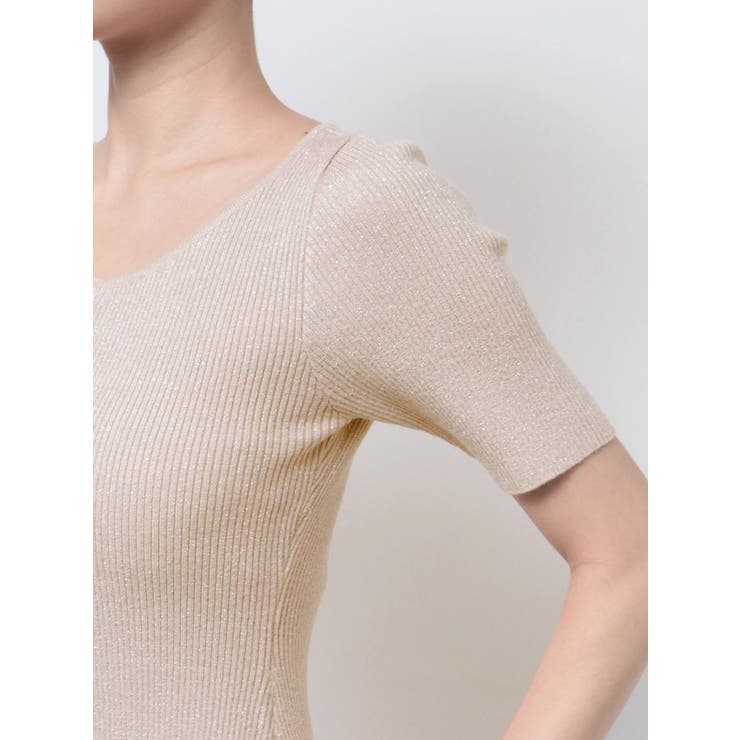 ラメグリッターリブニットミニワンピース | RESEXXY | 詳細画像21 