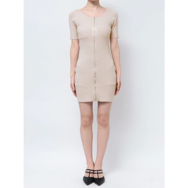 ラメグリッターリブニットミニワンピース | RESEXXY | 詳細画像24 