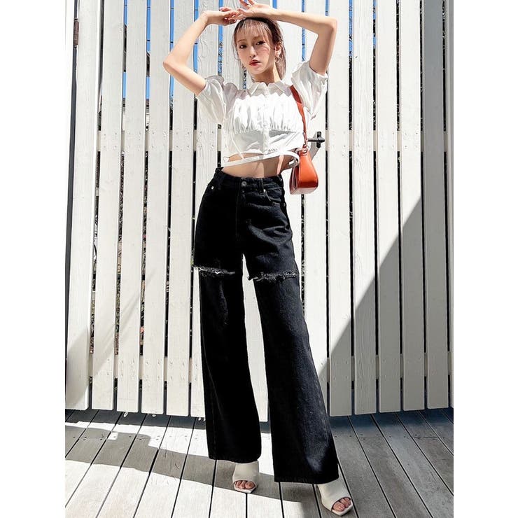 ナローストラップコルセットシャツ[品番：MKSW0059285]｜RESEXXY