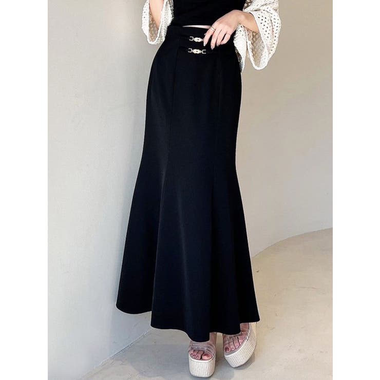 ブラック | ゴールドポイントマーメイドスカート | RESEXXY