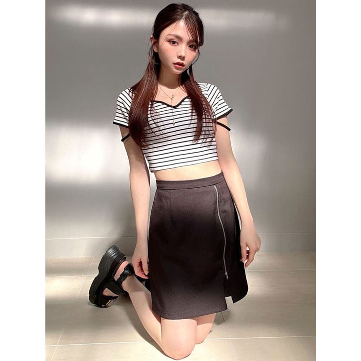 ハイウエスト台形ミニスカート | RESEXXY | 詳細画像7 