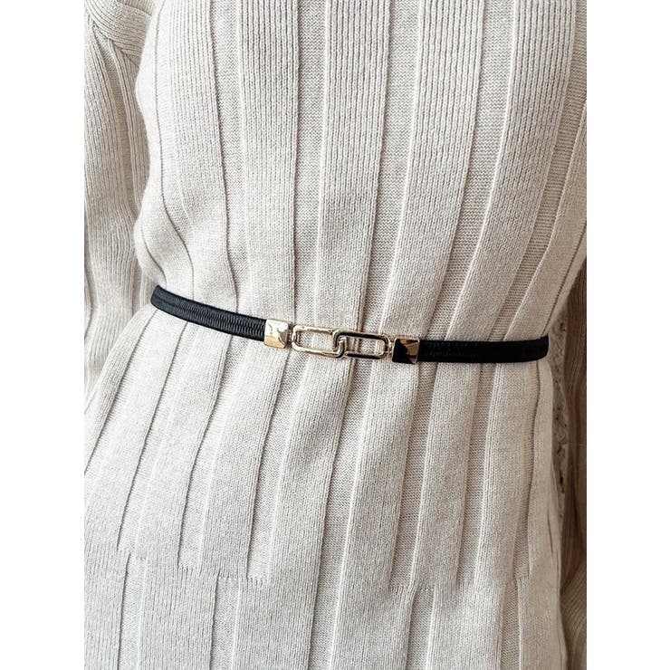 ブラック | スクエアビットゴムベルト | RESEXXY