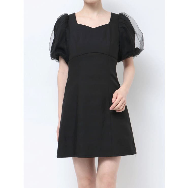 パフスリーブチュールミニワンピース | RESEXXY | 詳細画像27 