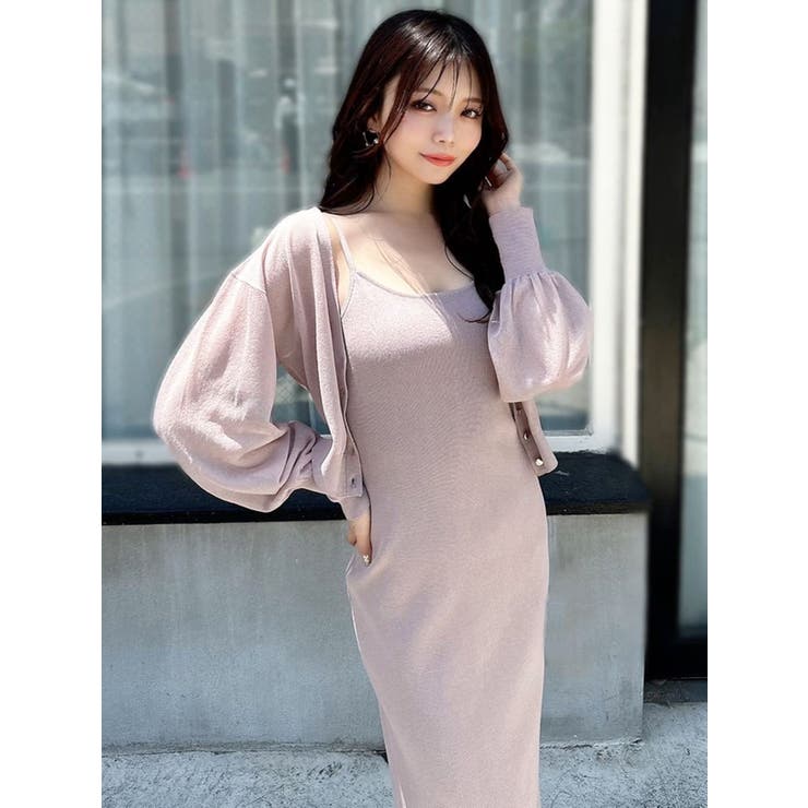 シアーカーデコンビニットワンピース | RESEXXY | 詳細画像22 