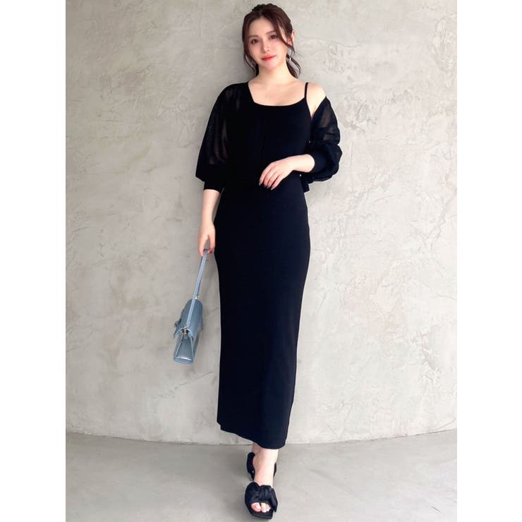 シアーカーデコンビニットワンピース | RESEXXY | 詳細画像32 