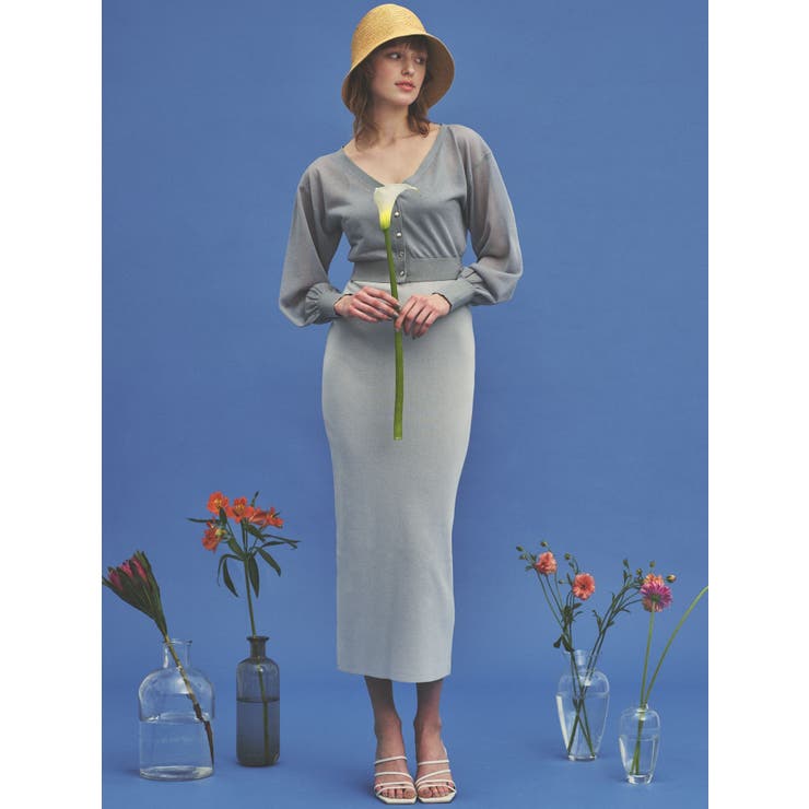 シアーカーデコンビニットワンピース | RESEXXY | 詳細画像43 