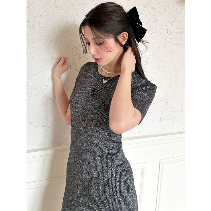 エンブロイダリーラメニットワンピース | RESEXXY | 詳細画像37 