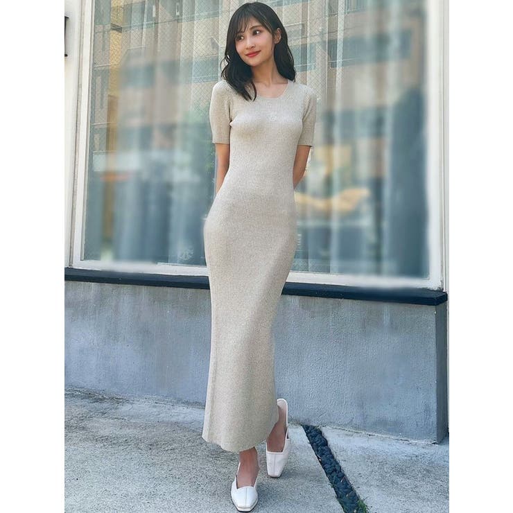 エンブロイダリーラメニットワンピース | RESEXXY | 詳細画像38 