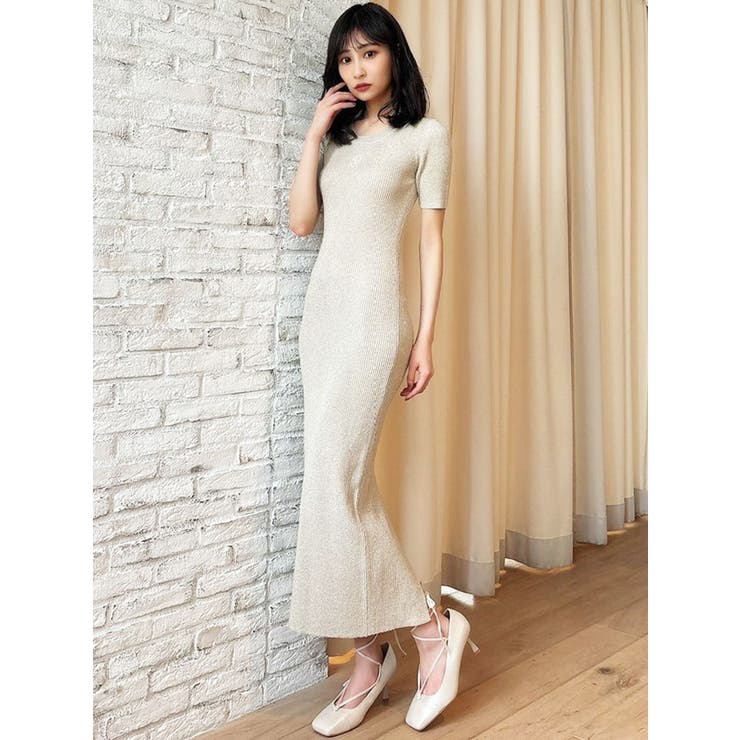 エンブロイダリーラメニットワンピース | RESEXXY | 詳細画像41 