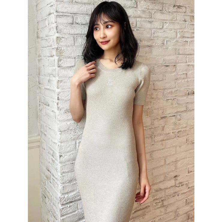 エンブロイダリーラメニットワンピース | RESEXXY | 詳細画像44 