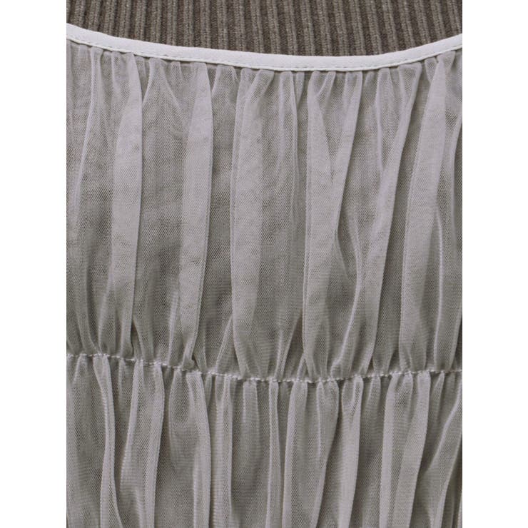 ニットコンビレイヤードチュールワンピース | RESEXXY | 詳細画像31 