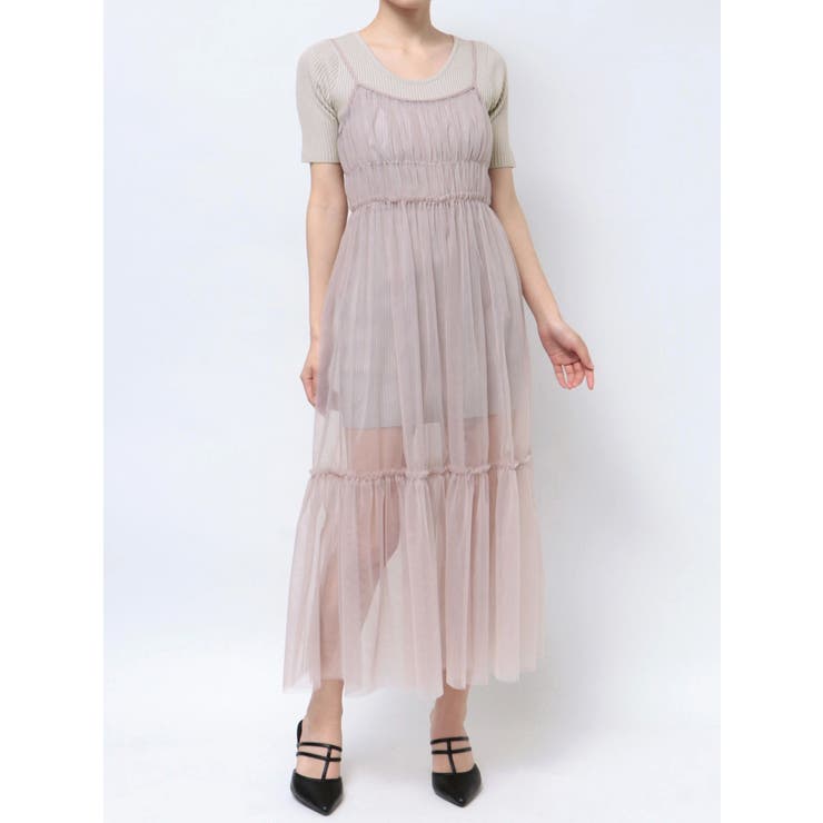 新品未使用❣️超レアJILLSTUART collection シースルーワンピ Angelic Pretty / Bloomingカラーワンピース H-23-07-02-021h-1
