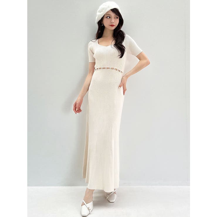 ウエストパールマーメイドニットワンピース | RESEXXY | 詳細画像13 