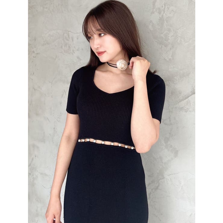 ウエストパールマーメイドニットワンピース | RESEXXY | 詳細画像20 