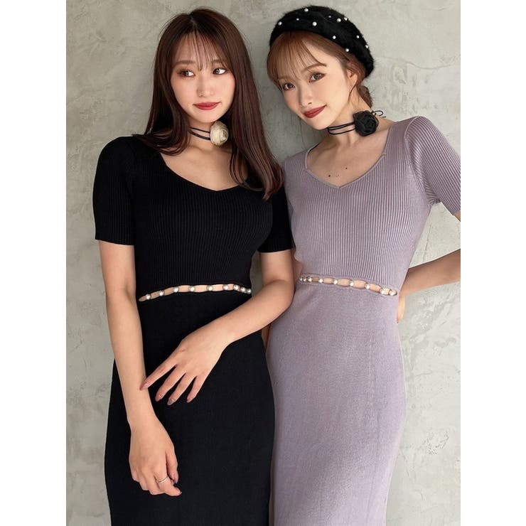 ウエストパールマーメイドニットワンピース | RESEXXY | 詳細画像21 