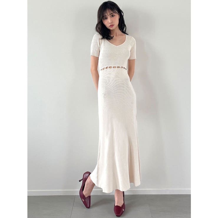 ウエストパールマーメイドニットワンピース | RESEXXY | 詳細画像23 