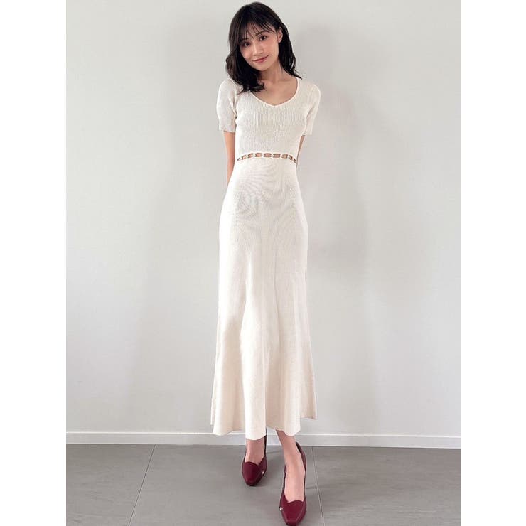 ウエストパールマーメイドニットワンピース | RESEXXY | 詳細画像24 