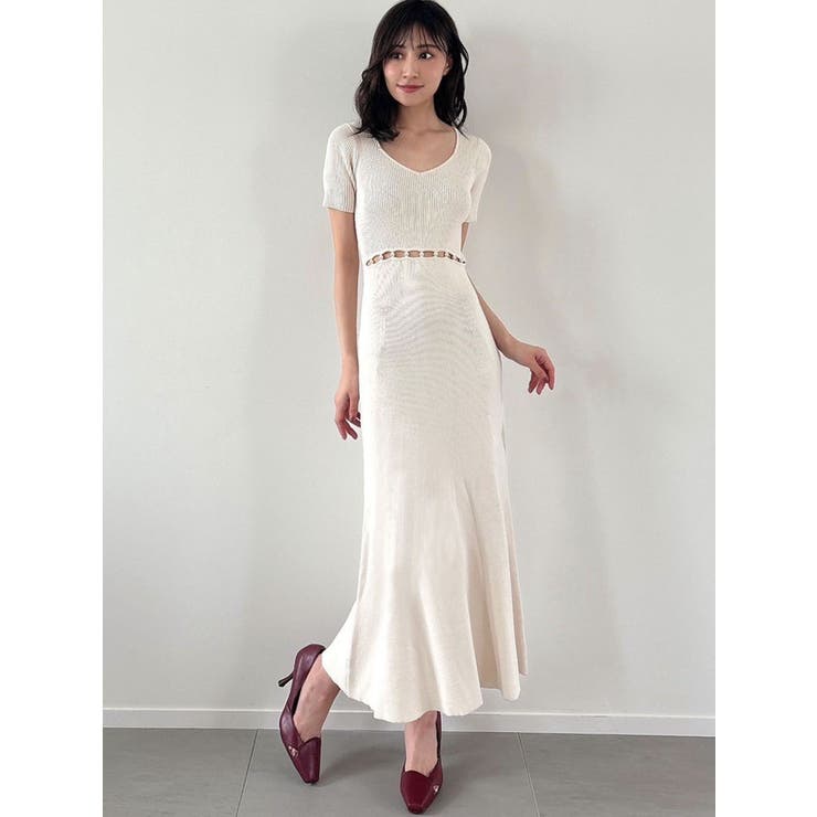 ウエストパールマーメイドニットワンピース | RESEXXY | 詳細画像25 