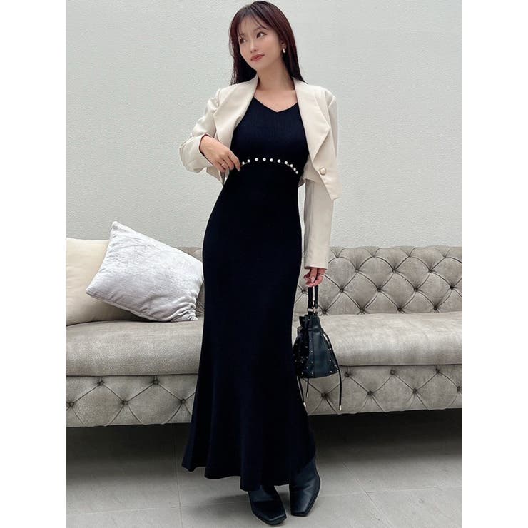 ウエストパールマーメイドニットワンピース | RESEXXY | 詳細画像27 