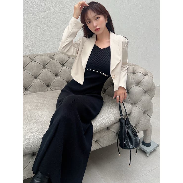 ウエストパールマーメイドニットワンピース | RESEXXY | 詳細画像31 