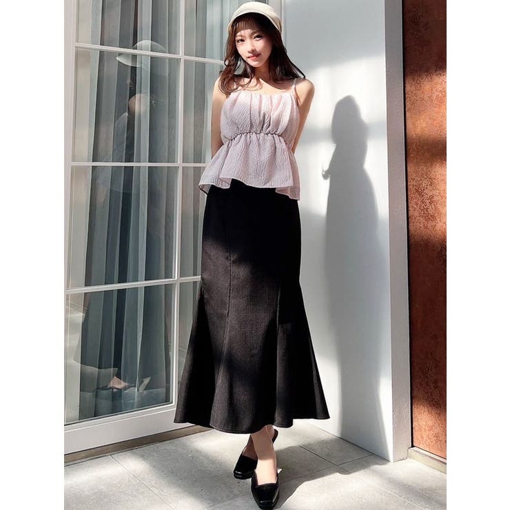 ジャガードペプラムキャミチュニック【セットアップ着用可能】 | RESEXXY | 詳細画像10 