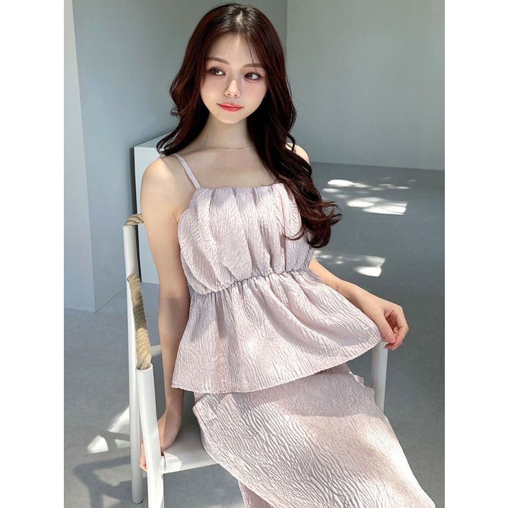 ジャガードペプラムキャミチュニック【セットアップ着用可能】 | RESEXXY | 詳細画像13 