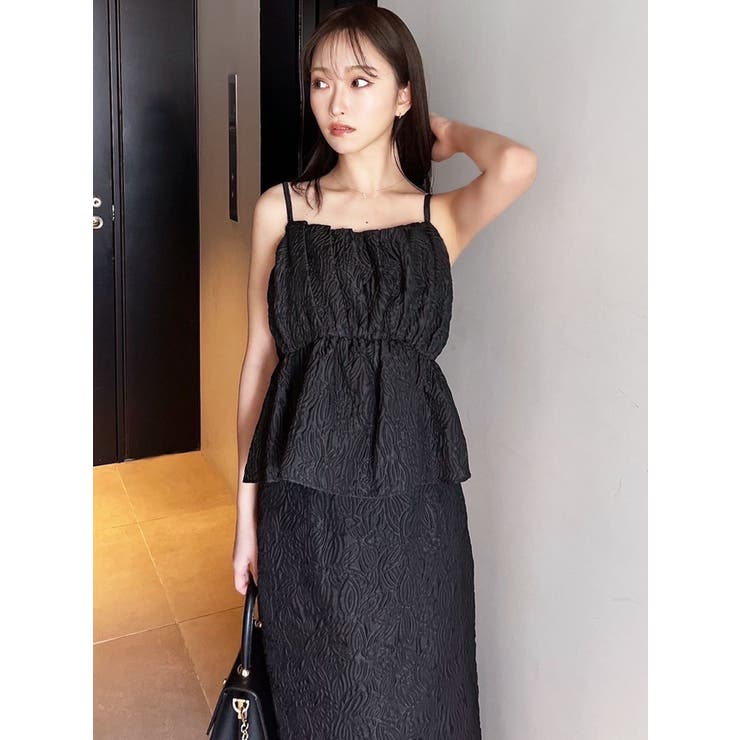 ジャガードペプラムキャミチュニック【セットアップ着用可能】 | RESEXXY | 詳細画像19 