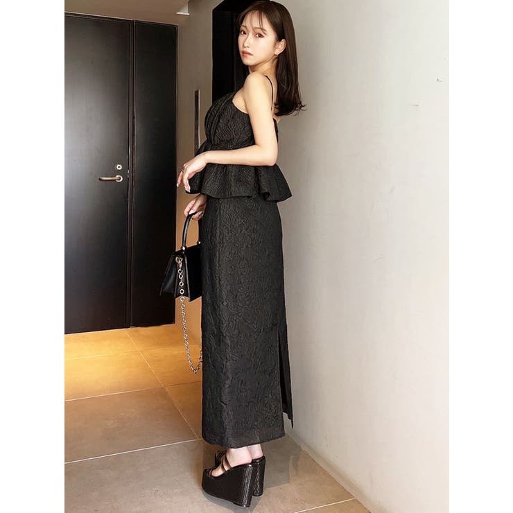 ジャガードペプラムキャミチュニック【セットアップ着用可能】 | RESEXXY | 詳細画像21 