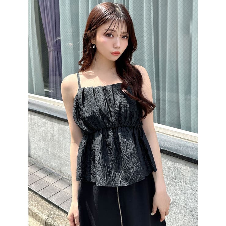 ジャガードペプラムキャミチュニック【セットアップ着用可能】 | RESEXXY | 詳細画像25 