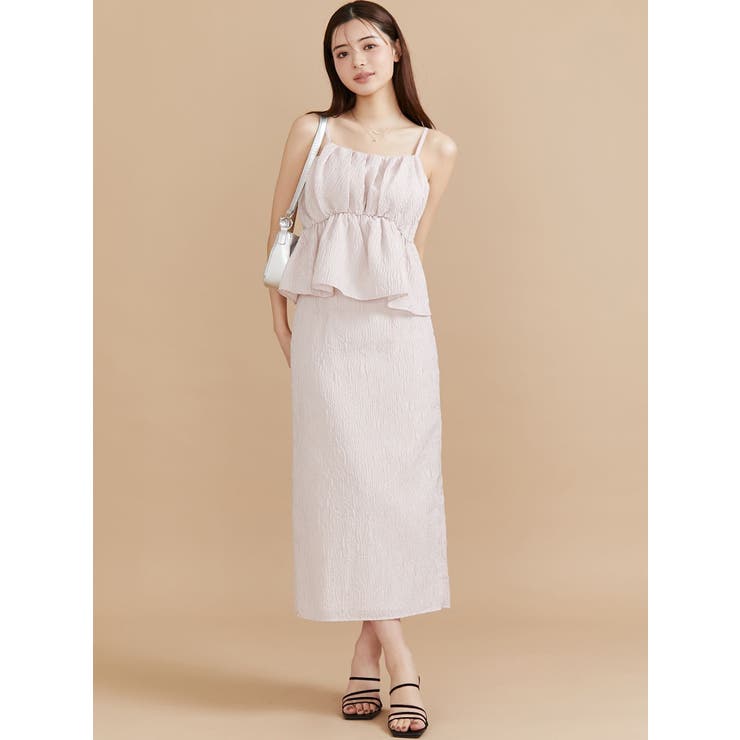 ジャガードペプラムキャミチュニック【セットアップ着用可能】 | RESEXXY | 詳細画像37 