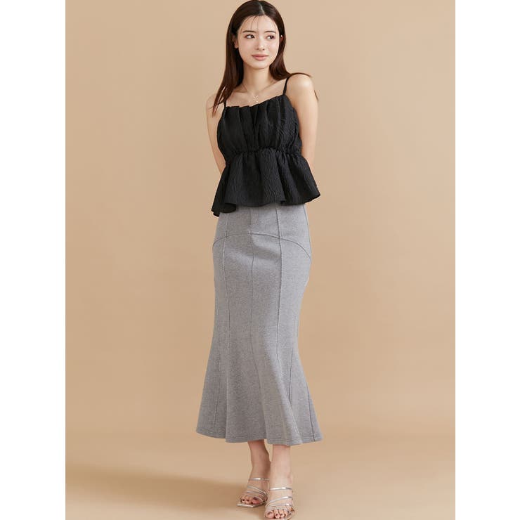 ジャガードペプラムキャミチュニック【セットアップ着用可能】 | RESEXXY | 詳細画像38 