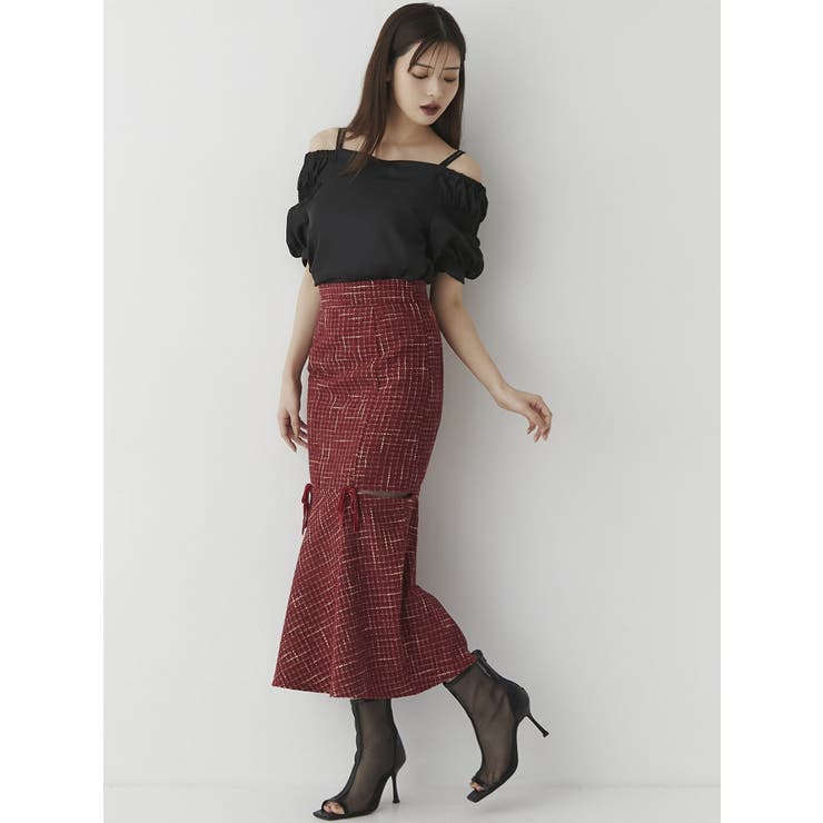 ボリュームスリーブオフショルブラウス | RESEXXY | 詳細画像33 