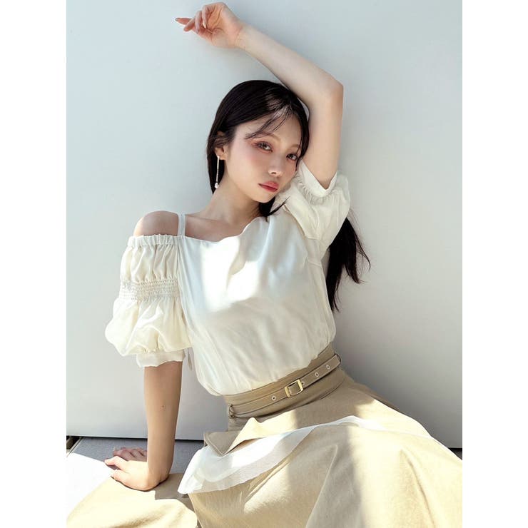 ボリュームスリーブオフショルブラウス | RESEXXY | 詳細画像4 